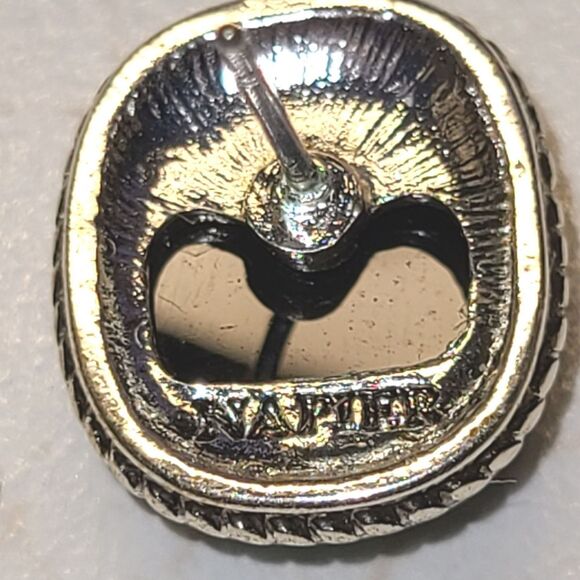 Napier Earrings, Pierced Stud Post - Picture 2 of 5